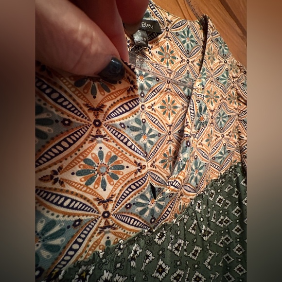 Cotton Bleu boho top size small NWT - Picture 5 of 9